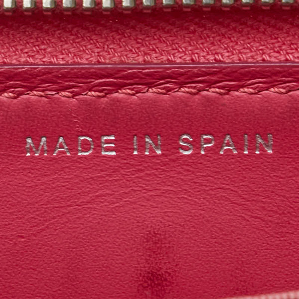 シャネル ブリリアント マトラッセ ココマーク 長財布 ピンク エナメル レディース CHANEL 【中古】