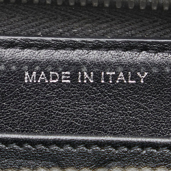 シャネル ブリリアント マトラッセ ココマーク ラウンドファスナー 長財布 ブラック エナメル レディース CHANEL 【中古】