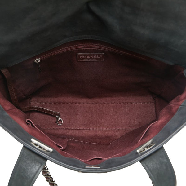 シャネル マトラッセ インザミックス ハンドバッグ ショルダーバッグ ブラック ブラウン レザー レディース CHANEL 【中古】