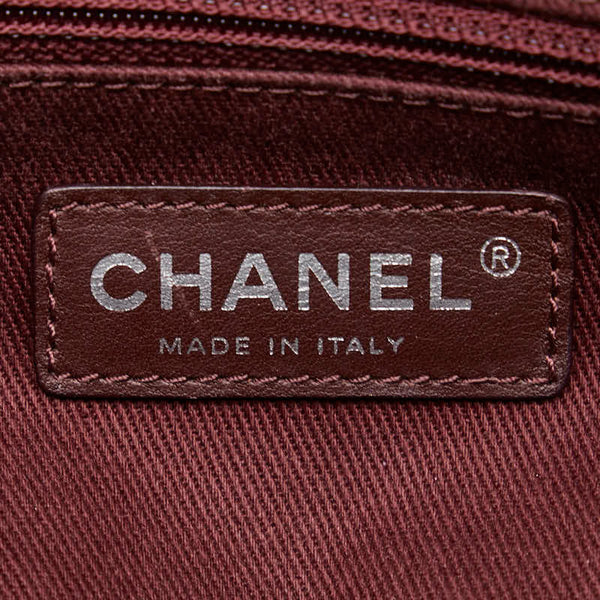 シャネル マトラッセ インザミックス ハンドバッグ ショルダーバッグ ブラック ブラウン レザー レディース CHANEL 【中古】