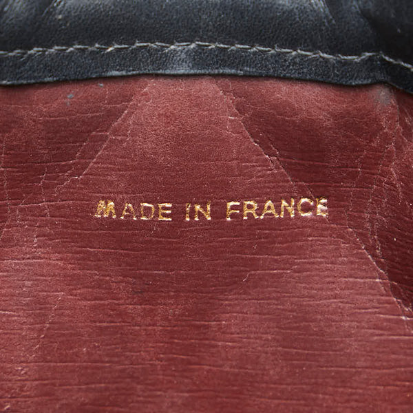 シャネル マトラッセ クラッチバッグ ブラック ゴールド ラムスキン レディース CHANEL 【中古】