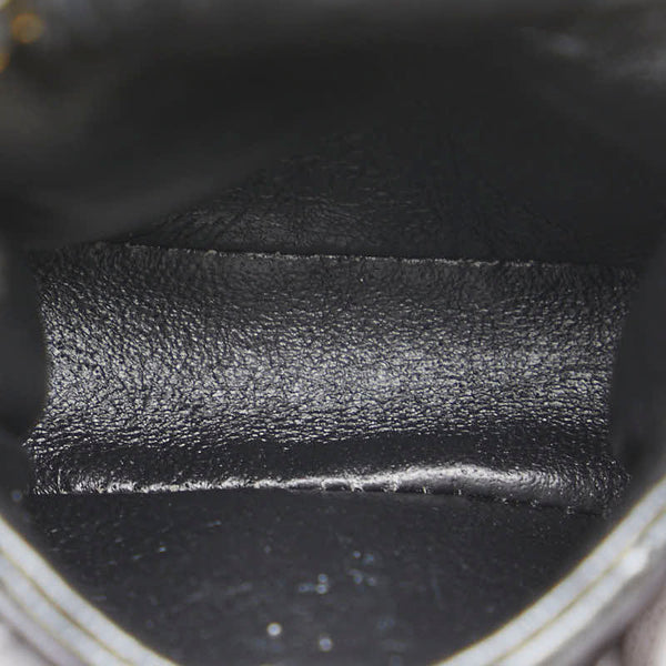 シャネル マイクロミニマトラッセ ココマーク チェーン ショルダーバッグ ブラック ゴールド ラムスキン レディース CHANEL 【中古】