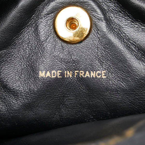 シャネル マトラッセ ココマーク ゴールド金具 チェーン リュック バックパック ブラック ラムスキン レディース CHANEL 【中古】