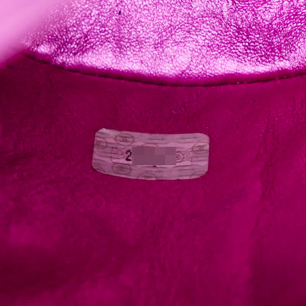 シャネル マトラッセ ココマーク ゴールド金具 チェーン リュック バックパック メタリックピンク ラムスキン レディース CHANEL 【中古】