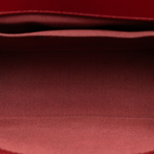 シャネル ボーイシャネル25 Vステッチ チェーンショルダーバッグ ワインレッド キャビアスキン レディース CHANEL 【中古】