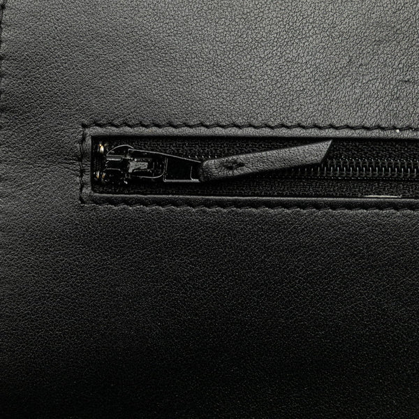 シャネル ボーイシャネル ココマーク チェーンウォレット ショルダーバッグ ブラック ゴールド キャビアスキン レディース CHANEL 【中古】