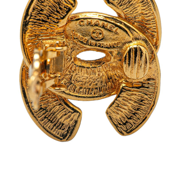 シャネル マトラッセ ココマーク イヤリング ゴールド メッキ レディース CHANEL 【中古】