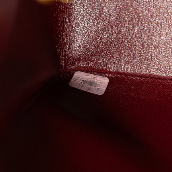 シャネル マトラッセ 34 ココマーク チェーン ショルダーバッグ ブラック ラムスキン レディース CHANEL 【中古】