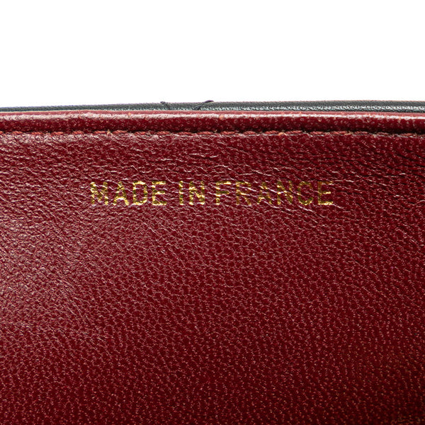 シャネル マトラッセ 34 ココマーク チェーン ショルダーバッグ ブラック ラムスキン レディース CHANEL 【中古】