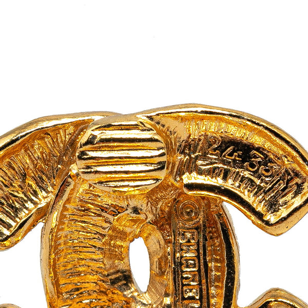 シャネル マトラッセ ココマーク イヤリング ゴールド メッキ レディース CHANEL 【中古】