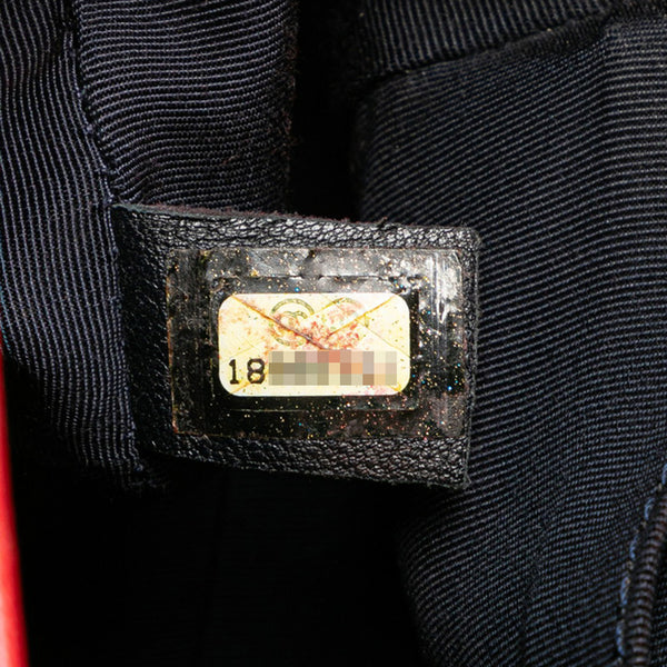 シャネル ボーイシャネル ココマーク チェーン ショルダーバッグ ハンドバッグ レッド  レザー レディース CHANEL 【中古】