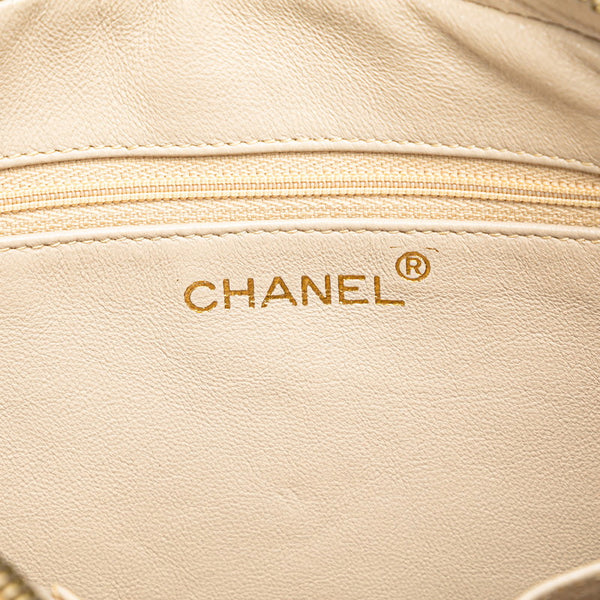 シャネル マトラッセ ココマーク ココボール チェーンショルダーバッグ ゴールド ラムスキン レディース CHANEL 【中古】