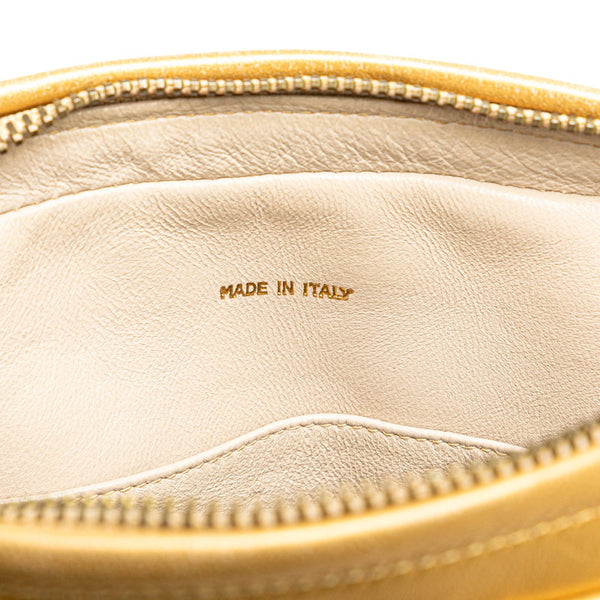 シャネル マトラッセ ココマーク ココボール チェーンショルダーバッグ ゴールド ラムスキン レディース CHANEL 【中古】