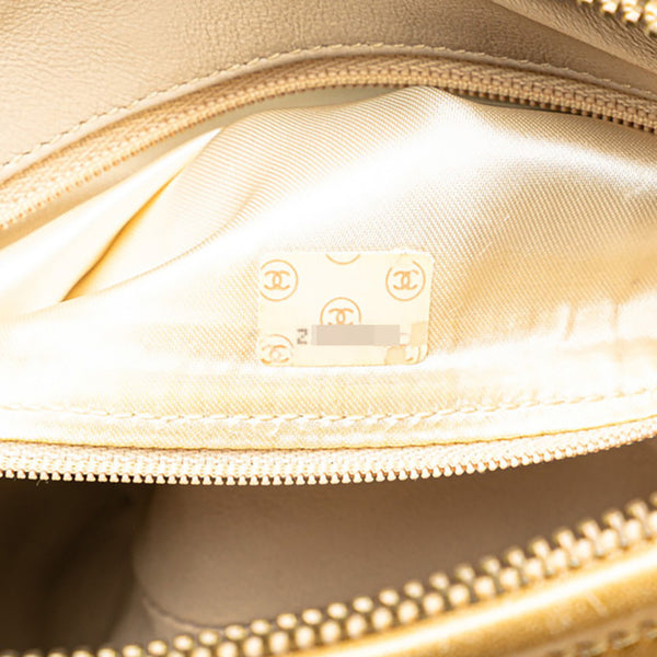 シャネル マトラッセ ココマーク ココボール チェーンショルダーバッグ ゴールド ラムスキン レディース CHANEL 【中古】