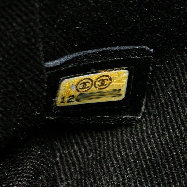 シャネル マトラッセ ココマーク CC PSTチェーントート ショルダーバッグ ブラック シルバー キャビアスキン レディース CHANEL 【中古】