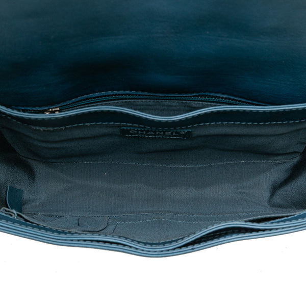 シャネル ボーイシャネル ココマーク チェーンショルダーバッグ ブルー レザー レディース CHANEL 【中古】