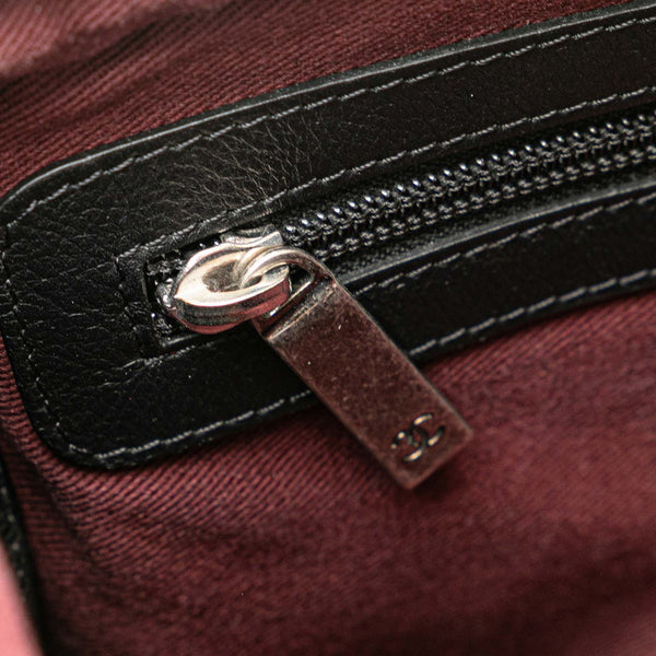 シャネル マトラッセ コココクーン ココマーク 斜め掛け ショルダーバッグ ブラック レザー レディース CHANEL 【中古】