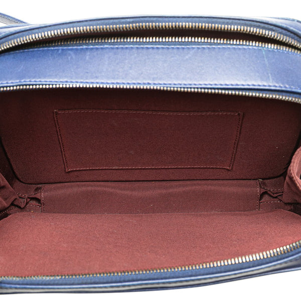 シャネル ボーイシャネル チェーン ショルダーバッグ カメラバッグ ネイビー ラムスキン レディース CHANEL 【中古】