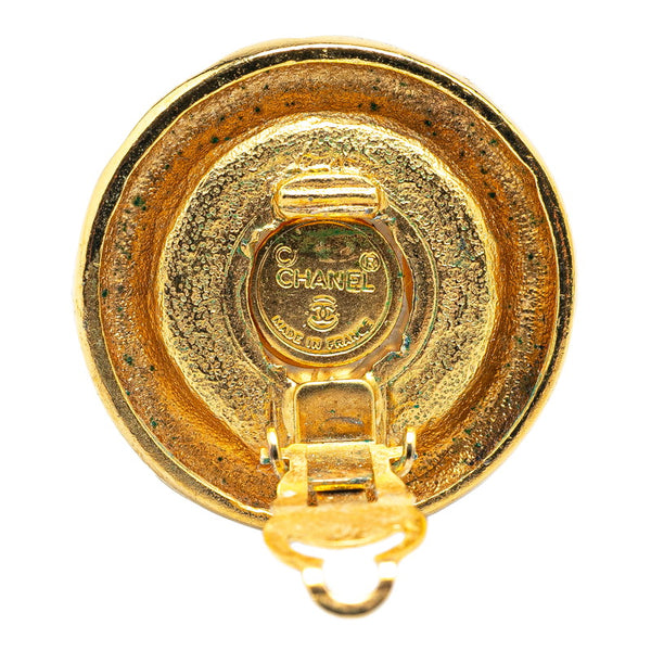 シャネル フェイクパール イヤリング ゴールド メッキ レディース CHANEL 【中古】