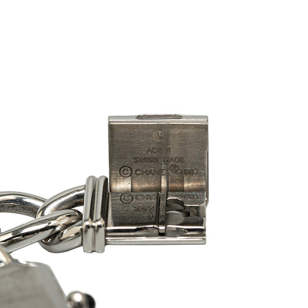 シャネル プルミエール 腕時計 サイズ:M H0452 クオーツ ブラック文字盤 ステンレススチール レディース CHANEL 【中古】