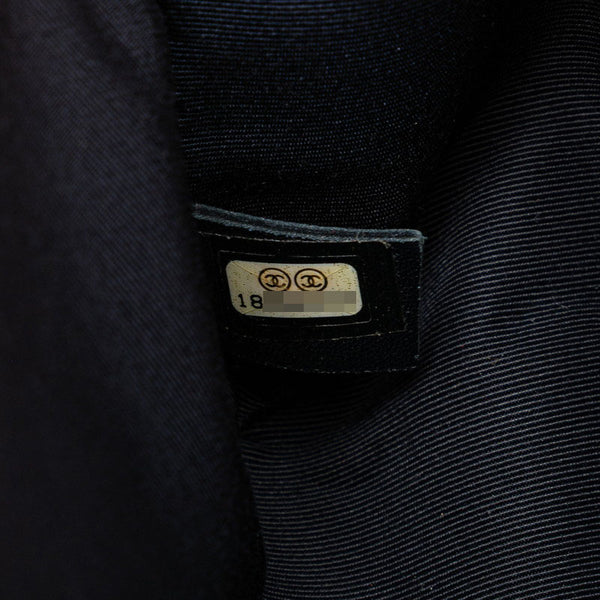 シャネル ボーイシャネル25 ココマーク ワッフル チェーン ショルダーバッグ レッド ラムスキン レディース CHANEL 【中古】