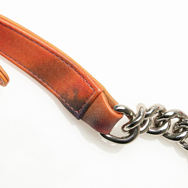 シャネル ボーイシャネル ココマーク チェーン ショルダーバッグ ハンドバッグ ピンク マルチカラー レザー レディース CHANEL 【中古】