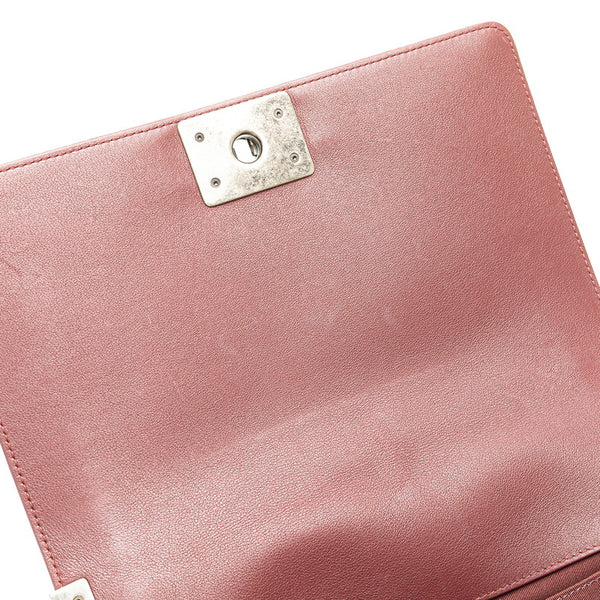 シャネル ボーイシャネル25 ココマーク チェーン ショルダーバッグ ワインレッド ベロア レディース CHANEL 【中古】