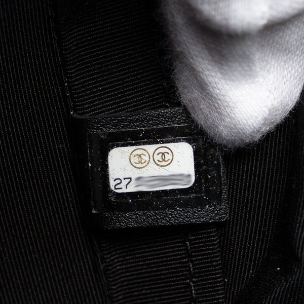 シャネル ビコローレ チェーン ハンドバッグ ショルダーバッグ ブラック ゴールド レザー レディース CHANEL 【中古】