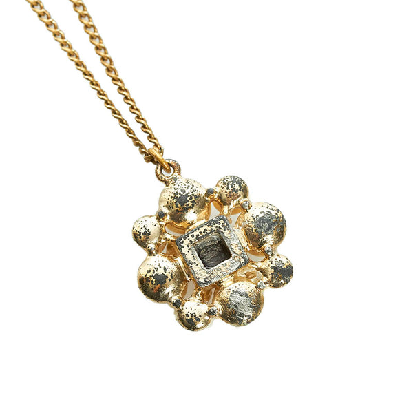 シャネル ネックレス ゴールド メッキ フェイクパール レディース CHANEL 【中古】