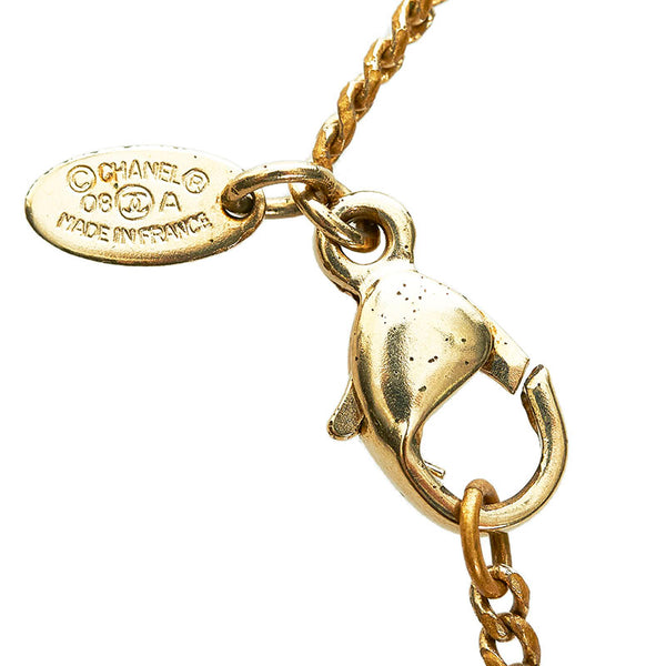 シャネル ネックレス ゴールド メッキ フェイクパール レディース CHANEL 【中古】