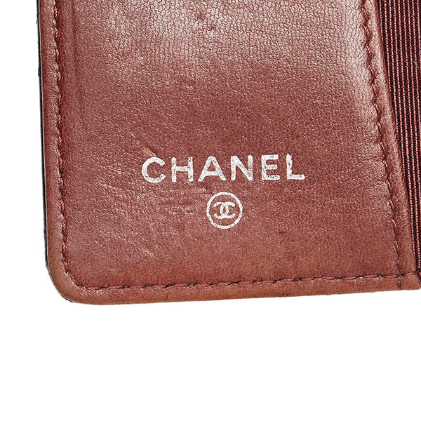 シャネル マトラッセ  6連 キーケース ブラック ラムスキン レディース CHANEL 【中古】