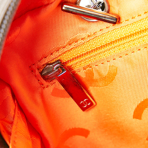 シャネル マトラッセ カンボン ミニハンドバッグ ミニボストン ブラウン レザー レディース CHANEL 【中古】