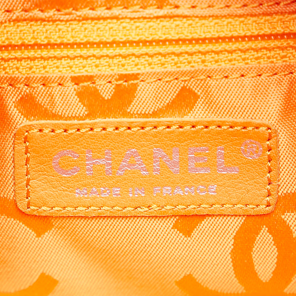 シャネル マトラッセ カンボン ミニハンドバッグ ミニボストン ブラウン レザー レディース CHANEL 【中古】