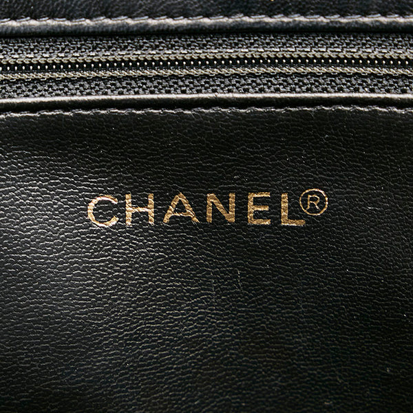 シャネル マトラッセ  ココボール チェーン トートバッグ ハンドバッグ ブラック ゴールド ラムスキン レディース CHANEL 【中古】