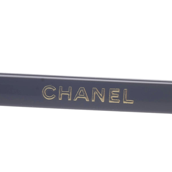 シャネル ヘキサゴン メガネ 3447-A ブラック クリア プラスチック レディース CHANEL 【中古】