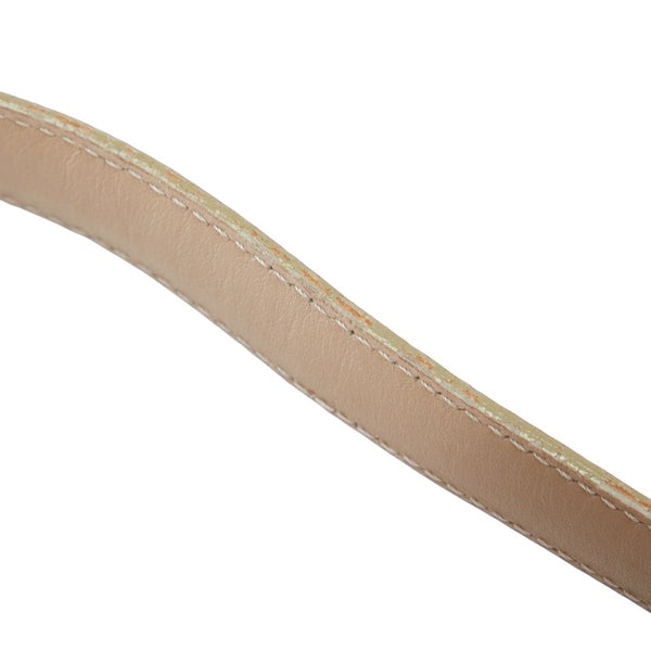 シャネル ニュートラベルライン ハンドバッグ バニティバッグ ベージュ キャンバス レザー レディース CHANEL 【中古】