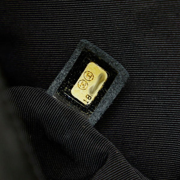 シャネル ボーイシャネル ココマーク バイカラー チェーン ショルダーバッグ ベージュ ブラック ラムスキン レディース CHANEL 【中古】