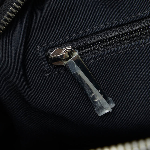 シャネル マトラッセ オンブル ショッピング ポップ アート チェーン ショルダーバッグ ブラック ホワイト ラムスキン レディース CHANEL 【中古】