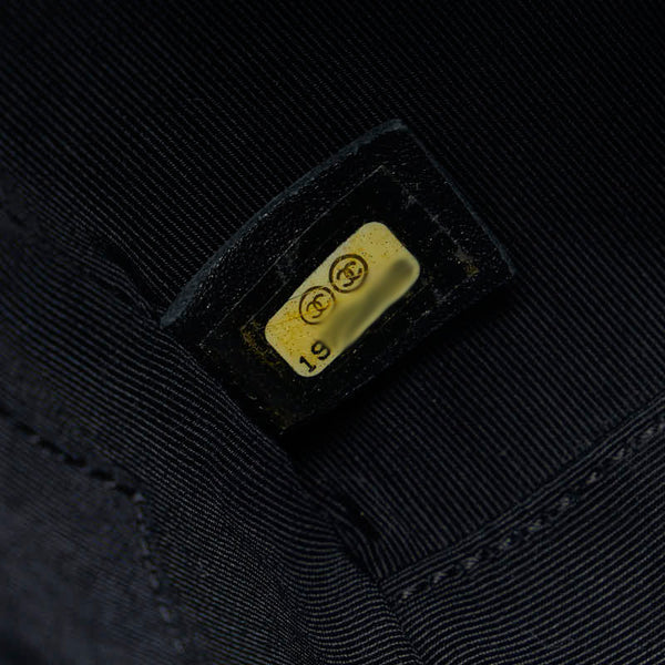 シャネル マトラッセ オンブル ショッピング ポップ アート チェーン ショルダーバッグ ブラック ホワイト ラムスキン レディース CHANEL 【中古】