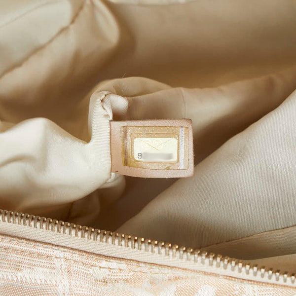 シャネル ニュートラベルライン ハンドバッグ ピンク ナイロン レザー レディース CHANEL 【中古】