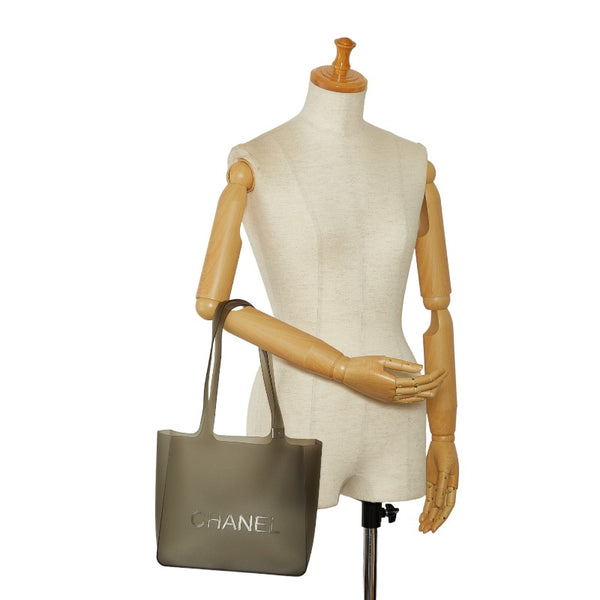 シャネル ハンドバッグ トートバッグ クリア ラバー レディース CHANEL 【中古】