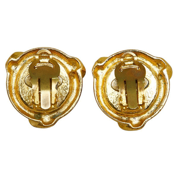 シャネル フェイクパール イヤリング ゴールド メッキ レディース CHANEL 【中古】