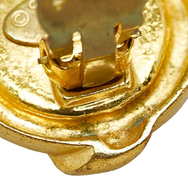 シャネル フェイクパール イヤリング ゴールド メッキ レディース CHANEL 【中古】