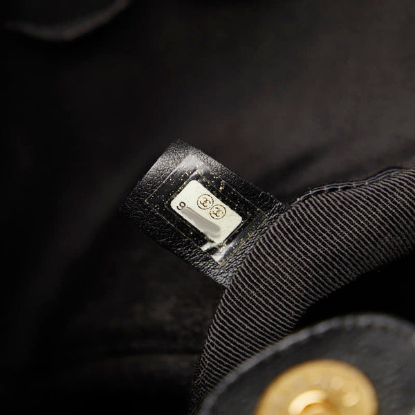 シャネル マトラッセ  PST トート ココマーク チェーン ショルダーバッグ ブラック ゴールド金具 キャビアスキン レディース CHANEL 【中古】