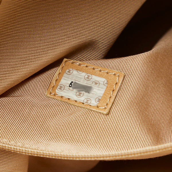 シャネル ハンドバッグ トートバッグ ベージュ キャビアスキン レディース CHANEL 【中古】