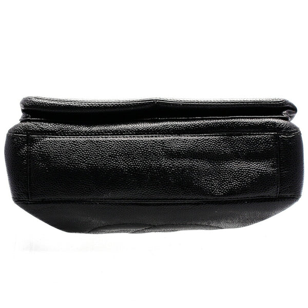 シャネル ブラック キャビアスキン チェーン ショルダーバッグ レディース CHANEL 中古