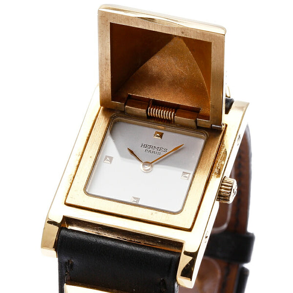 メドール ゴールド金具 〇Y刻印(1995年製) ホワイト文字盤 腕時計 レディース クオーツ 中古