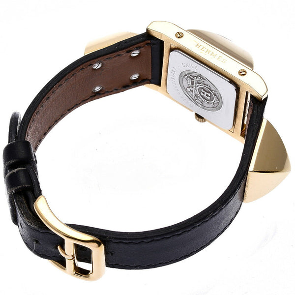 メドール ゴールド金具 〇Y刻印(1995年製) ホワイト文字盤 腕時計 レディース クオーツ 中古