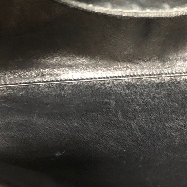 シャネル ベージュ ブラック キャンバス エナメル ボストンバッグ レディース CHANEL 中古