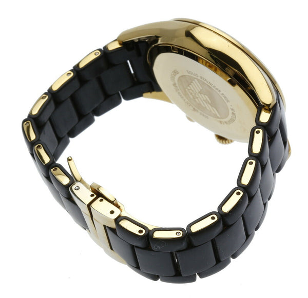 AR-5905 ゴールド ブラック 腕時計 メンズ クオーツ 中古